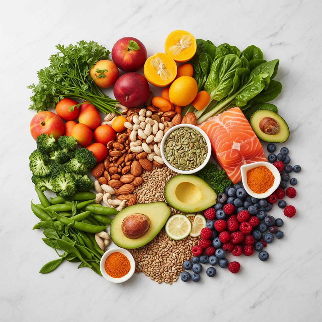 Alimentos saludables frescos